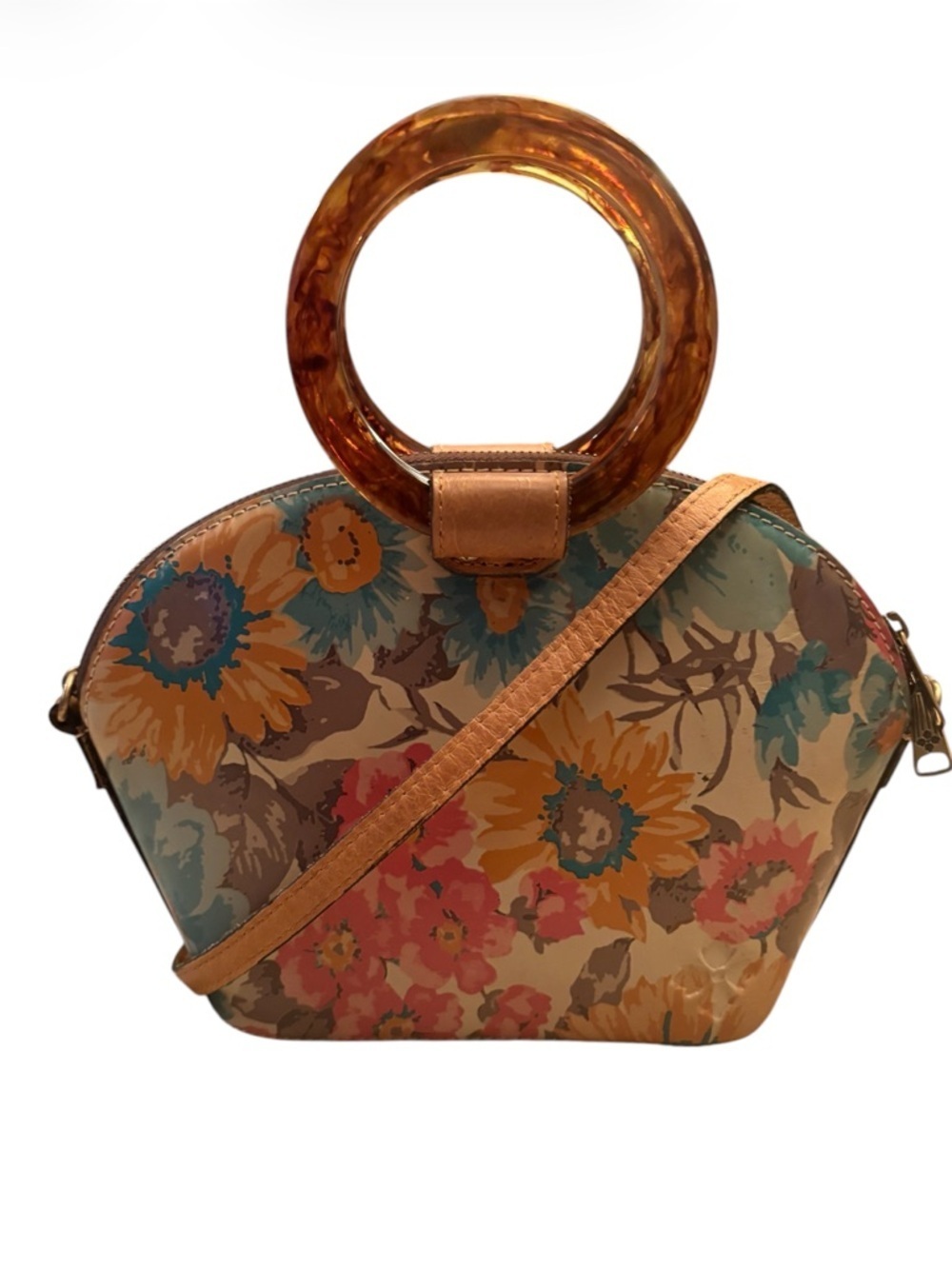 Patricia Nash "Meldola" Dome Satchel in the First Bloom